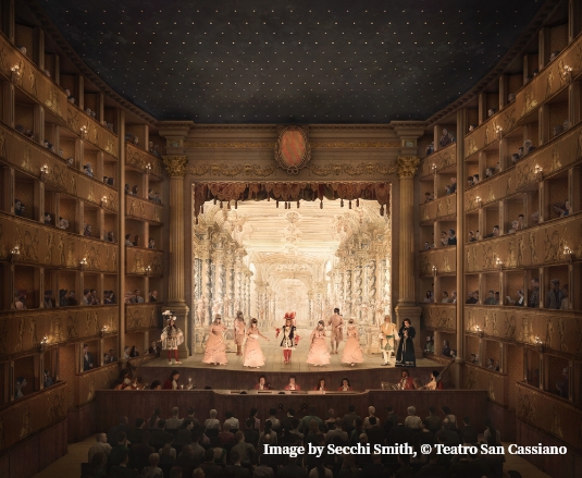 ヴェネツィア サン・カッシアーノ劇場の復元イメージ図